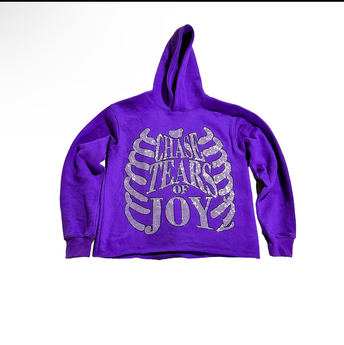 PURPLE UNIFLY RHINESTONE