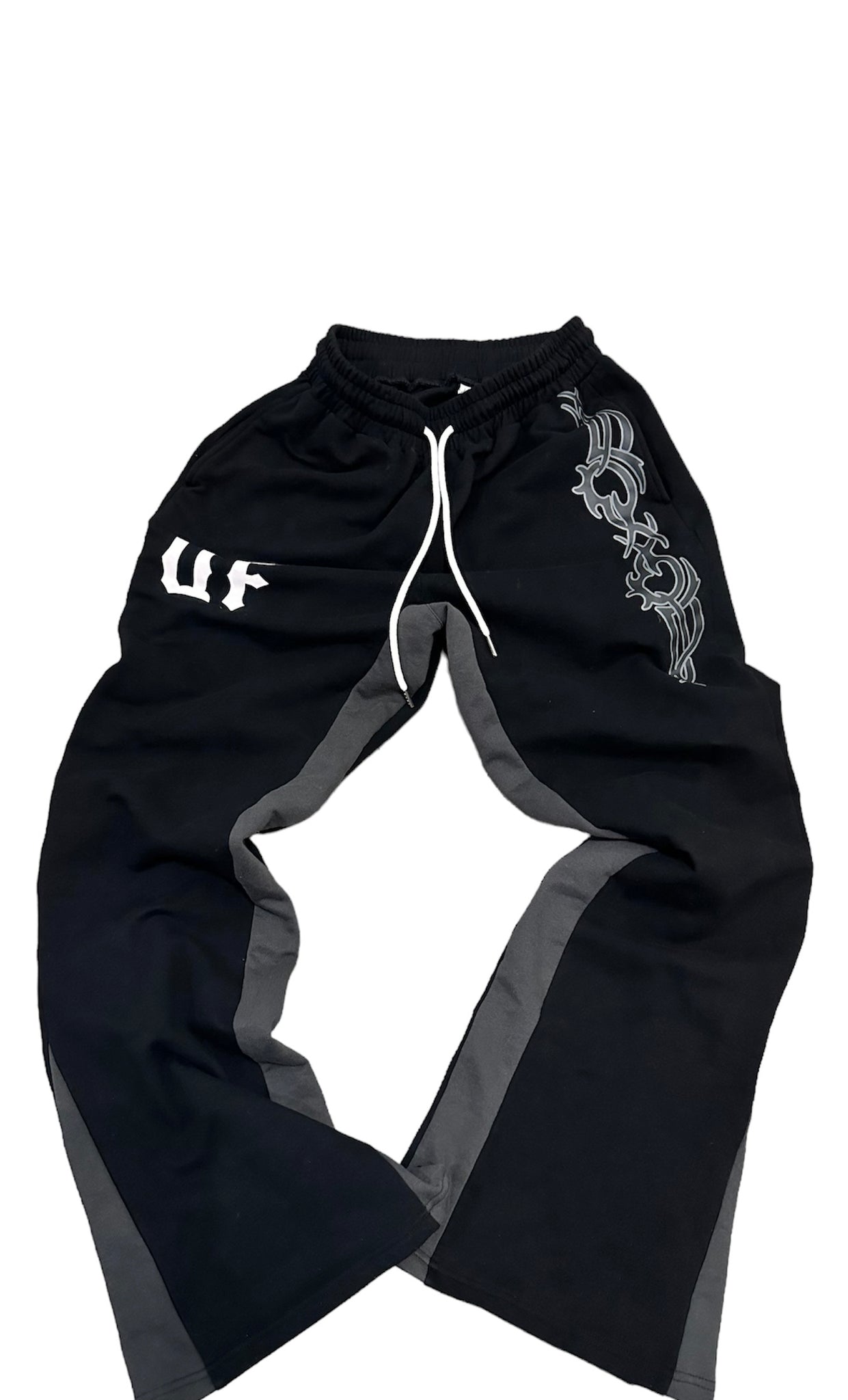 TRACER FLARE SWEATPANTS - BLACK